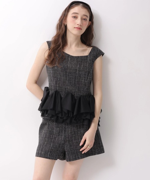 Rirandture（リランドチュール）の「ビジュートリムショートパンツ（その他パンツ・レディース・ブラック・2/1/0）」の8枚目の写真