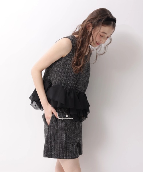 Rirandture（リランドチュール）の「ビジュートリムショートパンツ（その他パンツ・レディース・ブラック・2/1/0）」の9枚目の写真