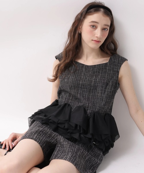 Rirandture（リランドチュール）の「ビジュートリムショートパンツ（その他パンツ・レディース・ブラック・2/1/0）」の12枚目の写真