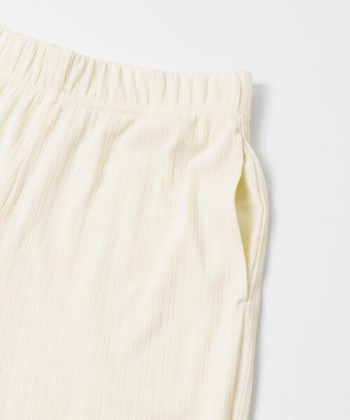 KBF（ケイビーエフ）の「イージーRIBフレアパンツ（その他パンツ・レディース・ブラウン/アイボリー/ブラック・ONE）」の12枚目の写真