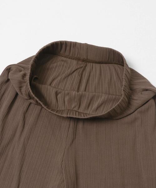 KBF（ケイビーエフ）の「イージーRIBフレアパンツ（その他パンツ・レディース・ブラウン/アイボリー/ブラック・ONE）」の21枚目の写真