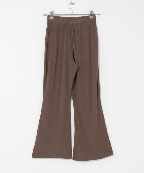 KBF（ケイビーエフ）の「イージーRIBフレアパンツ（その他パンツ・レディース・ブラウン/アイボリー/ブラック・ONE）」の22枚目の写真