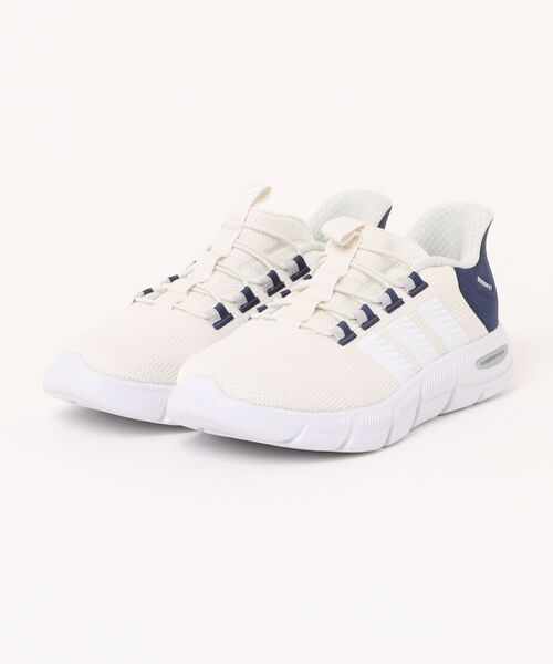 adidas(アディダス)の「【adidas】CF FLEX RAPIDFIT(スニーカー・メンズ・ホワイト×ネイビー・26.5cm/26.0cm/25.5cm/25.0cm/27.0cm/28.0cm)」の1枚目の写真