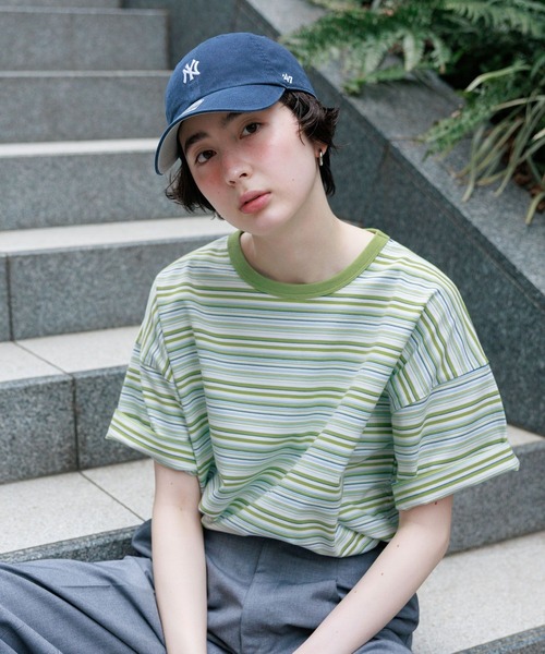 GEORGE'S(ジョージズ)の「アソートリンガーT(Tシャツ/カットソー・レディース・ブルー系その他/チャコールグレー/イエロー/グリーン系その他・MEDIUM/SMALL)」の17枚目の写真