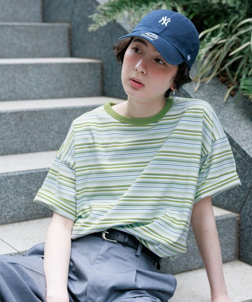 GEORGE'S(ジョージズ)の「アソートリンガーT(Tシャツ/カットソー・レディース・ブルー系その他/チャコールグレー/イエロー/グリーン系その他・MEDIUM/SMALL)」の18枚目の写真