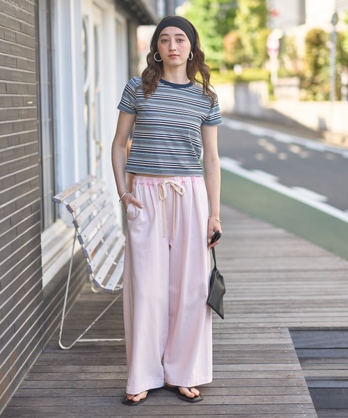 GEORGE'S(ジョージズ)の「アソートリンガーT(Tシャツ/カットソー・レディース・ブルー系その他/チャコールグレー/イエロー/グリーン系その他・MEDIUM/SMALL)」の20枚目の写真