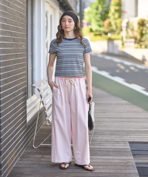 GEORGE'S(ジョージズ)の「アソートリンガーT(Tシャツ/カットソー・レディース・ブルー系その他/チャコールグレー/イエロー/グリーン系その他・MEDIUM/SMALL)」の21枚目の写真