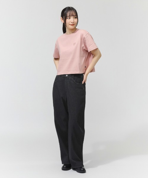 CONVERSE（コンバース）の「【別注】コンバース  AP EM HEART EB TEE L 半袖Tシャツ 限定コラボ（Tシャツ/カットソー・レディース・スモークピンク/ブルーグレー/ダークブラウン/ホワイト・S/M/L）」の19枚目の写真
