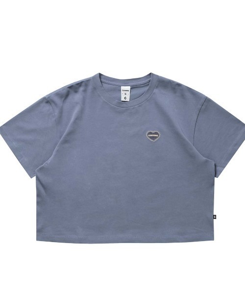 CONVERSE（コンバース）の「【別注】コンバース  AP EM HEART EB TEE L 半袖Tシャツ 限定コラボ（Tシャツ/カットソー・レディース・スモークピンク/ブルーグレー/ダークブラウン/ホワイト・S/M/L）」の11枚目の写真