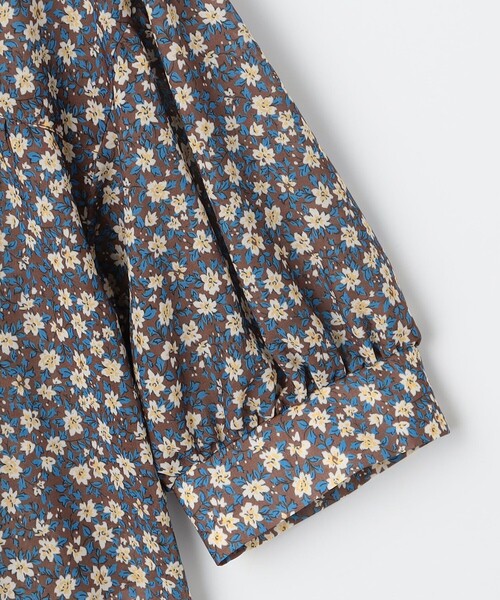 MICO COULIER（ミコクリエ）の「小花プリントブラウス（シャツ/ブラウス・レディース・ブルー系その他/ブラウン系その他・38）」の6枚目の写真