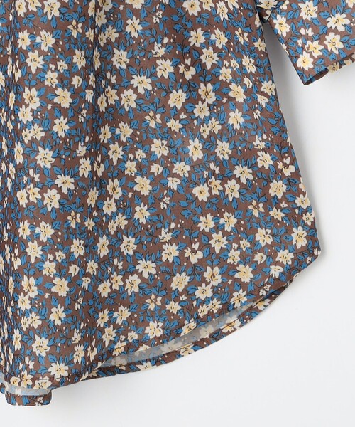 MICO COULIER（ミコクリエ）の「小花プリントブラウス（シャツ/ブラウス・レディース・ブルー系その他/ブラウン系その他・38）」の7枚目の写真