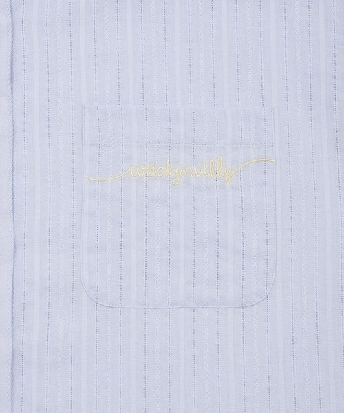 Wacky WiLLy(ワッキーウィリー)の「WOMEN'S BASIC COTTON OVERFIT SHIRT(シャツ/ブラウス・レディース・スカイブルー/ピンク/ホワイト・FREE)」の16枚目の写真
