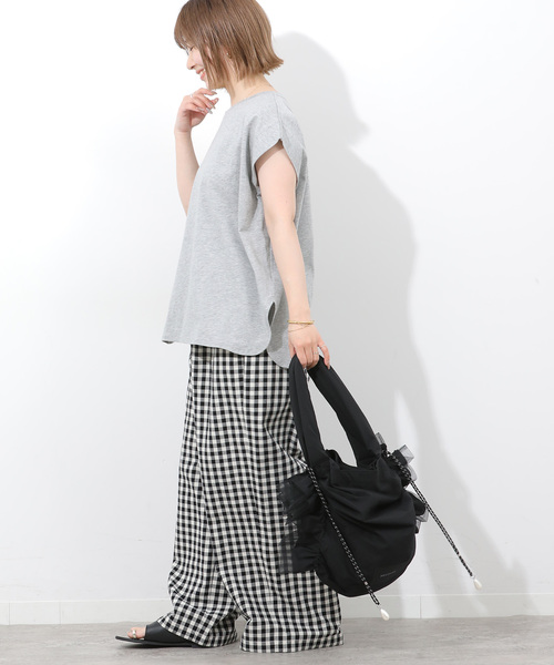 HELOYSE(エロイーズ)の「【HELOYSE/エロイーズ】 candy tulle tote:トートバッグ(トートバッグ・レディース・ブラック/ベージュ・FREE)」の19枚目の写真