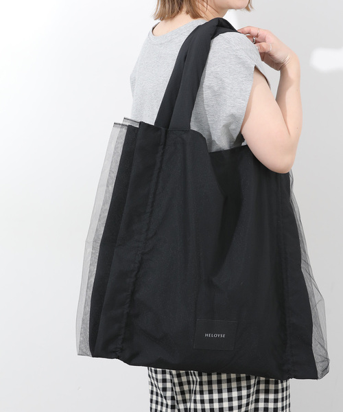 HELOYSE(エロイーズ)の「【HELOYSE/エロイーズ】 candy tulle tote:トートバッグ(トートバッグ・レディース・ブラック/ベージュ・FREE)」の17枚目の写真
