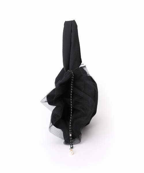 HELOYSE(エロイーズ)の「【HELOYSE/エロイーズ】 candy tulle tote:トートバッグ(トートバッグ・レディース・ブラック/ベージュ・FREE)」の14枚目の写真