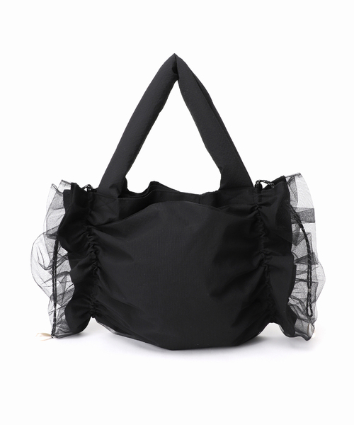 HELOYSE(エロイーズ)の「【HELOYSE/エロイーズ】 candy tulle tote:トートバッグ(トートバッグ・レディース・ブラック/ベージュ・FREE)」の13枚目の写真