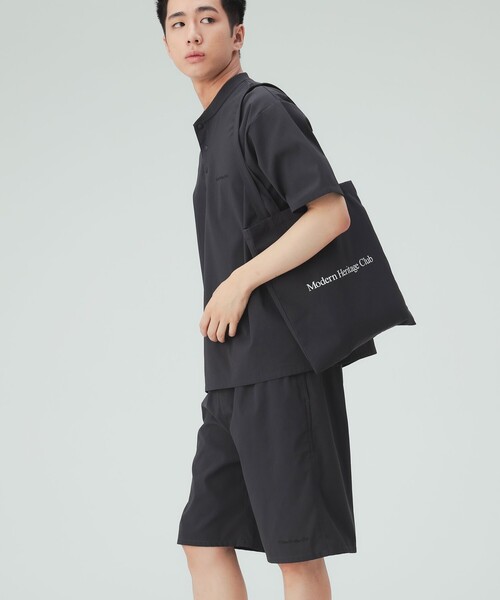 BEAMS HEART(ビームスハート)の「【7/24再値下げ】ドライタッチ セットアップ & トートバッグ(吸水速乾・ユニセックス)(Tシャツ/カットソー・メンズ・ブラック/チャコールグレー・MEDIUM/LARGE/SMALL)」の11枚目の写真