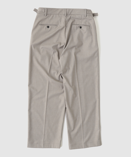 ANOTHER OFFICE(アナザー オフィス)の「【ANOTHER OFFICE/アナザーオフィス】417別注 Santiago Slacks Flexible 30L(スラックス・メンズ・カーキ/チャコールグレー・3/2/1)」の3枚目の写真