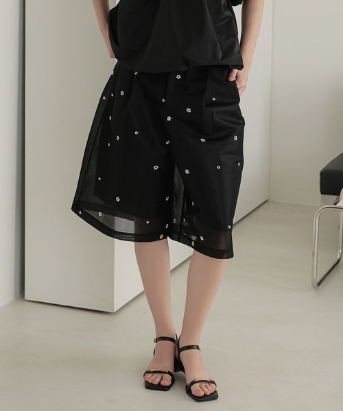 DONOBAN（ドノバン）の「シアーバミューダパンツ（その他パンツ・レディース・ブラック系その他/ブラック・M/L）」の8枚目の写真