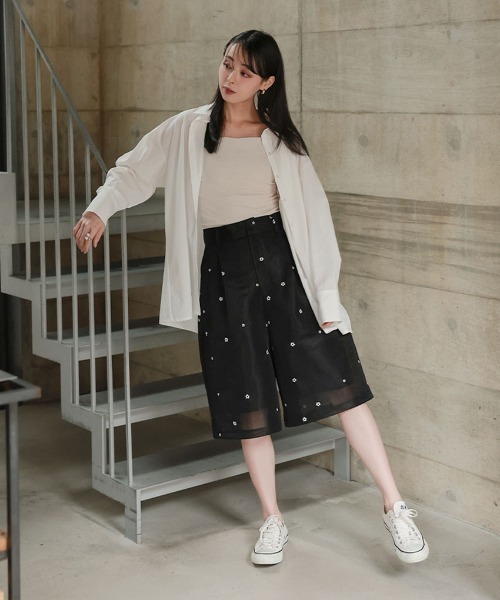 DONOBAN（ドノバン）の「シアーバミューダパンツ（その他パンツ・レディース・ブラック系その他/ブラック・M/L）」の5枚目の写真