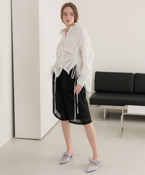 DONOBAN（ドノバン）の「シアーバミューダパンツ（その他パンツ・レディース・ブラック系その他/ブラック・M/L）」の16枚目の写真