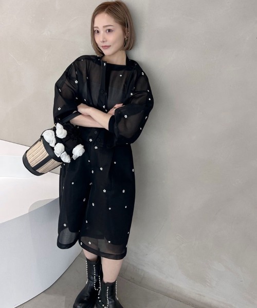 DONOBAN（ドノバン）の「シアーバミューダパンツ（その他パンツ・レディース・ブラック系その他/ブラック・M/L）」の21枚目の写真