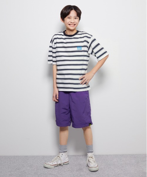 MPS(エムピーエス)の「MPS(エムピーエス)ワッシャーナイロンショートパンツ(その他パンツ・キッズ・パープル/ブラック・110/120/130/140/150/160)」の5枚目の写真