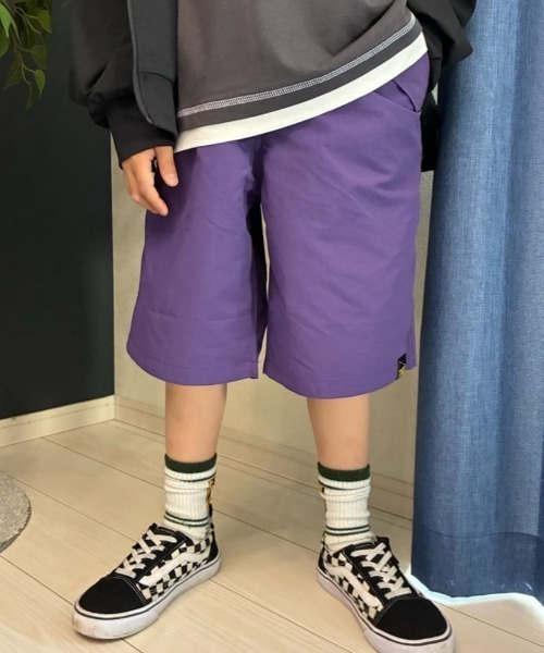 MPS(エムピーエス)の「MPS(エムピーエス)ワッシャーナイロンショートパンツ(その他パンツ・キッズ・パープル/ブラック・110/120/130/140/150/160)」の10枚目の写真