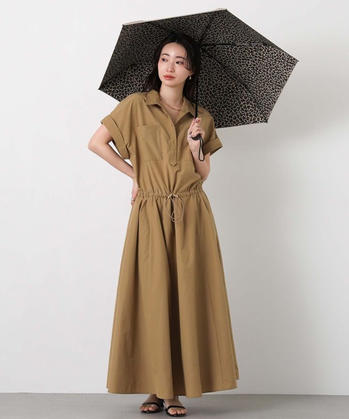 Traditional Weatherwear(トラディショナルウェザーウェア)の「晴雨兼用折り畳み傘LEO(折りたたみ傘・レディース・ベージュ・FREE)」の15枚目の写真