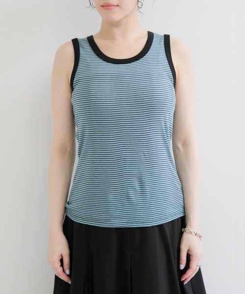 Edith A.Miller(エディスエーミラー)の「【Miller/ミラー】PANEL RIBBED TANKTOP(タンクトップ・レディース・ブラウン系その他2/オレンジ系その他/ブラック/ブルー系その他5/ホワイト・FREE)」の17枚目の写真