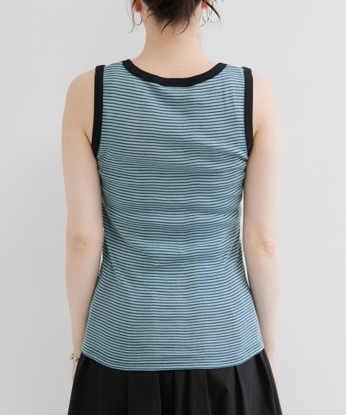 Edith A.Miller(エディスエーミラー)の「【Miller/ミラー】PANEL RIBBED TANKTOP(タンクトップ・レディース・ブラウン系その他2/オレンジ系その他/ブラック/ブルー系その他5/ホワイト・FREE)」の19枚目の写真