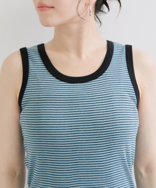 Edith A.Miller(エディスエーミラー)の「【Miller/ミラー】PANEL RIBBED TANKTOP(タンクトップ・レディース・ブラウン系その他2/オレンジ系その他/ブラック/ブルー系その他5/ホワイト・FREE)」の20枚目の写真