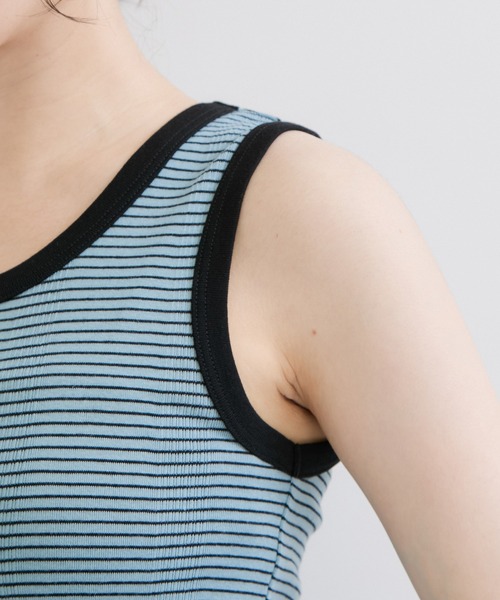 Edith A.Miller(エディスエーミラー)の「【Miller/ミラー】PANEL RIBBED TANKTOP(タンクトップ・レディース・ブラウン系その他2/オレンジ系その他/ブラック/ブルー系その他5/ホワイト・FREE)」の21枚目の写真