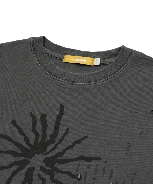 MAINBOOTH(メインブース)の「Signal T-shirt(CHARCOAL)(Tシャツ/カットソー・レディース・その他・1/2/3)」の10枚目の写真