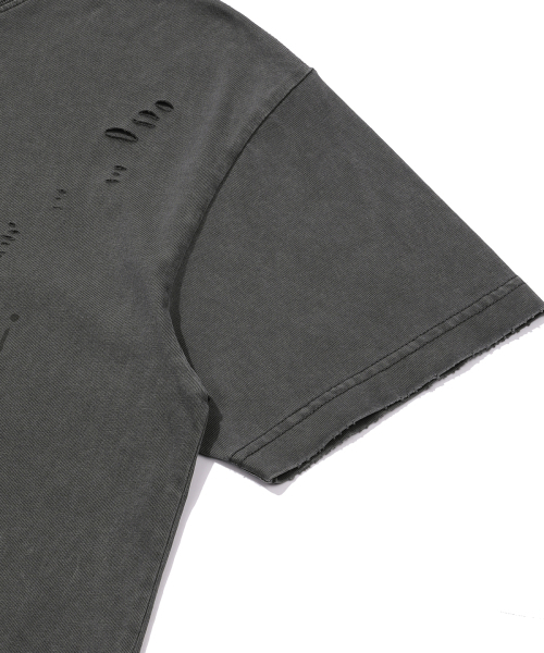 MAINBOOTH(メインブース)の「Signal T-shirt(CHARCOAL)(Tシャツ/カットソー・レディース・その他・1/2/3)」の3枚目の写真
