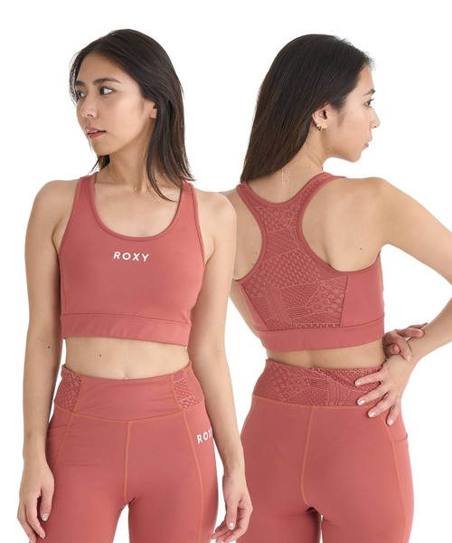ROXY(ロキシー)の「ROXY FITNESS WIND SHIFT BRA ブラトップ /QUIK DRY/UVカット 【2026年夏モデル】(その他トップス・レディース・ブルー/ブラック/バーガンディー・LARGE/MEDIUM/SMALL)」の1枚目の写真