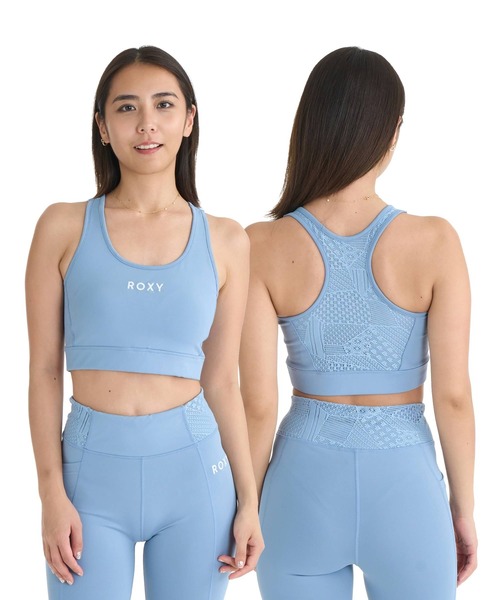 ROXY(ロキシー)の「ROXY FITNESS WIND SHIFT BRA ブラトップ /QUIK DRY/UVカット 【2026年夏モデル】(その他トップス・レディース・ブルー/ブラック/バーガンディー・LARGE/MEDIUM/SMALL)」の3枚目の写真
