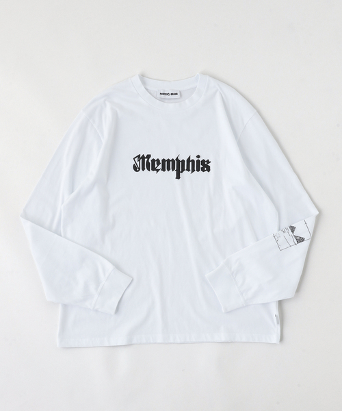 JOURNAL STANDARD(ジャーナルスタンダード)の「POINTER BRAND Pyramid TS LS(Tシャツ/カットソー・メンズ・ホワイト・MEDIUM/LARGE)」の1枚目の写真