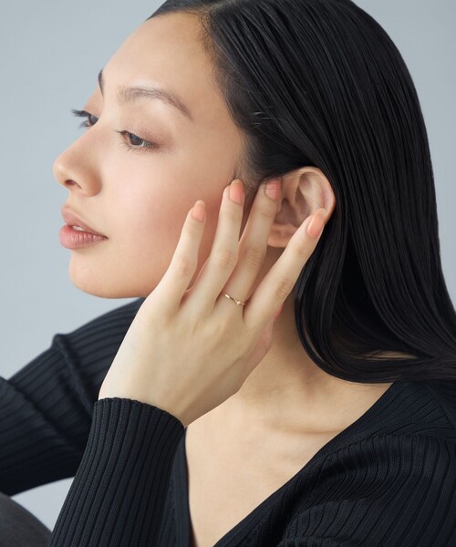 Jouete（ジュエッテ）の「[レイヤー] K10YG リング ダイヤモンド（リング・レディース・イエローゴールド・13号/11号/9号/15号/7号）」の4枚目の写真