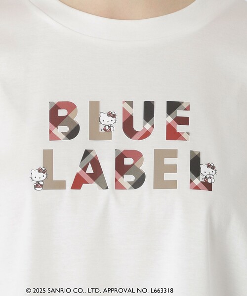 BLUE LABEL CRESTBRIDGE(ブルーレーベルクレストブリッジ)の「【ハローキティコラボ】ロゴグラフィックTシャツ(Tシャツ/カットソー・レディース・ブルー系その他2/ブラック/ピンク/ホワイト・38)」の11枚目の写真