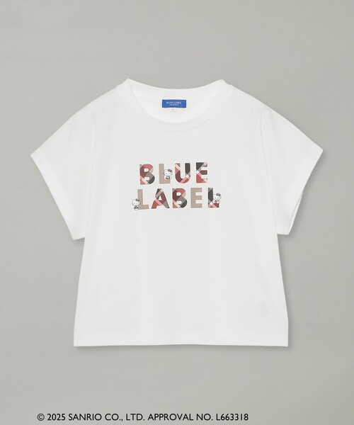 BLUE LABEL CRESTBRIDGE(ブルーレーベルクレストブリッジ)の「【ハローキティコラボ】ロゴグラフィックTシャツ(Tシャツ/カットソー・レディース・ブルー系その他2/ブラック/ピンク/ホワイト・38)」の12枚目の写真