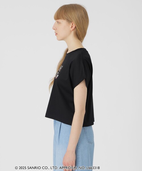 BLUE LABEL CRESTBRIDGE(ブルーレーベルクレストブリッジ)の「【ハローキティコラボ】ロゴグラフィックTシャツ(Tシャツ/カットソー・レディース・ブルー系その他2/ブラック/ピンク/ホワイト・38)」の15枚目の写真