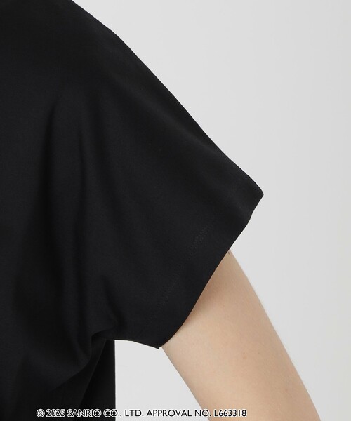 BLUE LABEL CRESTBRIDGE(ブルーレーベルクレストブリッジ)の「【ハローキティコラボ】ロゴグラフィックTシャツ(Tシャツ/カットソー・レディース・ブルー系その他2/ブラック/ピンク/ホワイト・38)」の17枚目の写真
