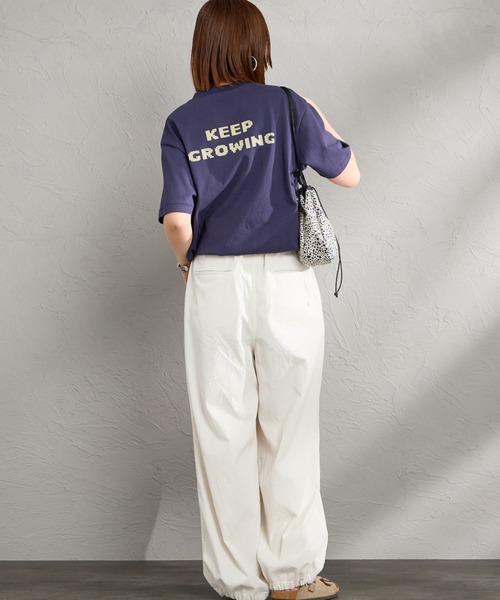HANDTEX（ハンドテックス）の「[HANDTEX/ハンドテックス] 別注 アソート柄 スーベニアプリントTシャツ（Tシャツ/カットソー・レディース・ホワイト系/ブラック/ホワイト/オートミール/ネイビー/イエロー・F）」の15枚目の写真