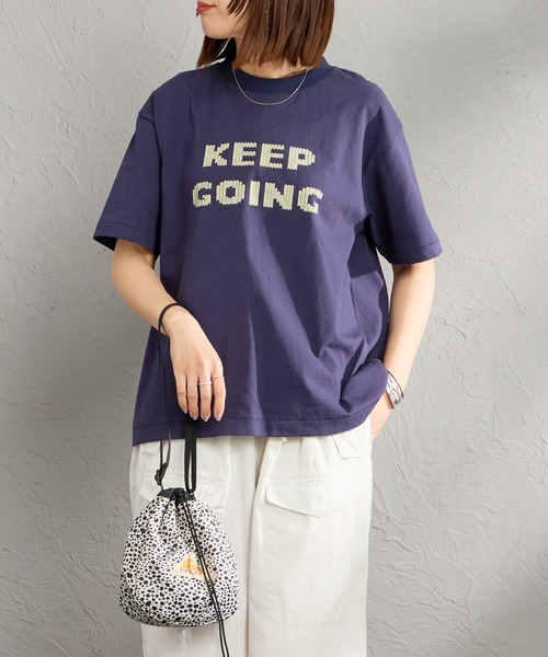 HANDTEX（ハンドテックス）の「[HANDTEX/ハンドテックス] 別注 アソート柄 スーベニアプリントTシャツ（Tシャツ/カットソー・レディース・ホワイト系/ブラック/ホワイト/オートミール/ネイビー/イエロー・F）」の16枚目の写真
