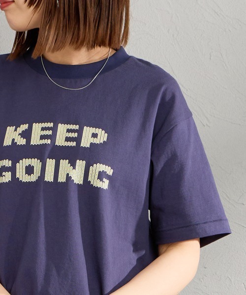 HANDTEX（ハンドテックス）の「[HANDTEX/ハンドテックス] 別注 アソート柄 スーベニアプリントTシャツ（Tシャツ/カットソー・レディース・ホワイト系/ブラック/ホワイト/オートミール/ネイビー/イエロー・F）」の19枚目の写真
