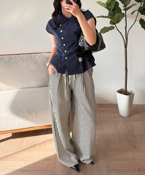 MUHET(ミュエータ)の「assorted easy pants / アソートイージーパンツ(その他パンツ・レディース・オフホワイト/ブラック/ブルー系その他/ブラック系その他・LARGE/MEDIUM/SMALL)」の21枚目の写真