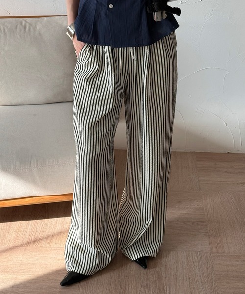 MUHET(ミュエータ)の「assorted easy pants / アソートイージーパンツ(その他パンツ・レディース・オフホワイト/ブラック/ブルー系その他/ブラック系その他・LARGE/MEDIUM/SMALL)」の20枚目の写真