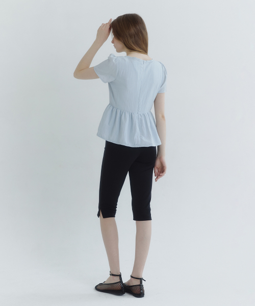 MICANE(ミケーネ)の「バレリアピンタックブラウス(シャツ/ブラウス・レディース・アイボリー/スカイブルー/ピンク・X-SMALL/SMALL/MEDIUM/LARGE/X-LARGE)」の10枚目の写真
