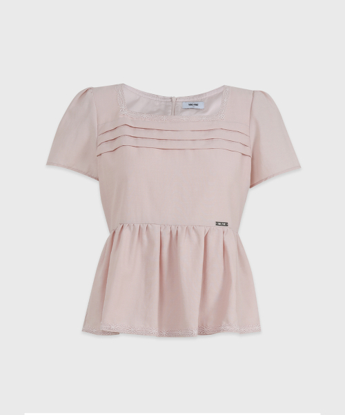 MICANE(ミケーネ)の「バレリアピンタックブラウス(シャツ/ブラウス・レディース・アイボリー/スカイブルー/ピンク・X-SMALL/SMALL/MEDIUM/LARGE/X-LARGE)」の15枚目の写真